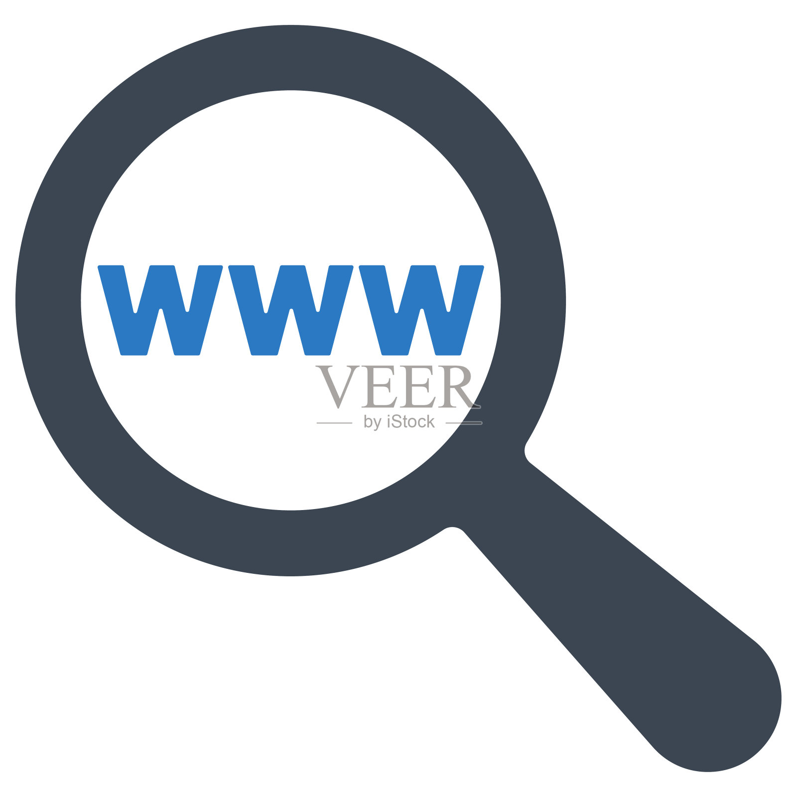 网址搜索图标。插画图片素材