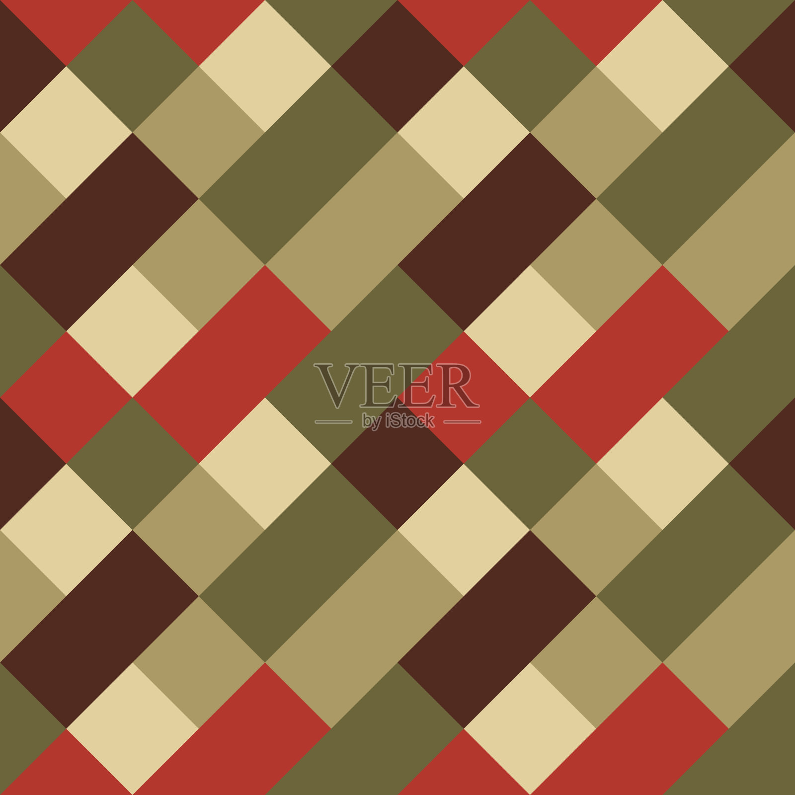 背景几何设计。抽象的无缝模式。对角矩形和正方形。概念的横幅。矢量插图。插画图片素材