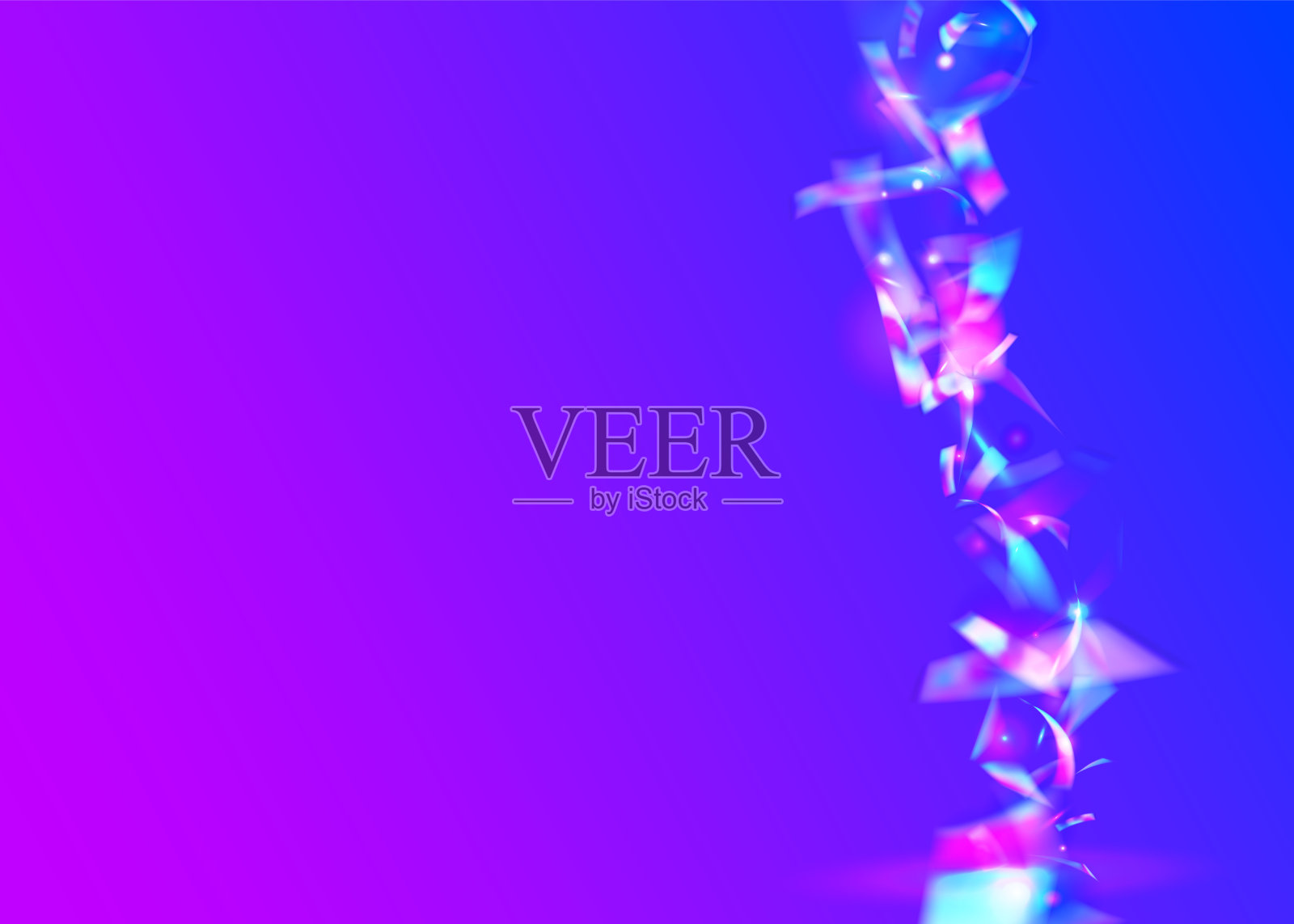 彩虹色的背景。紫色的模糊效果。水晶艺术。光有限公司插画图片素材