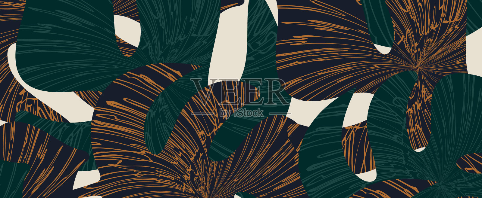 适合纺织、面料、服装设计。股票插图插画图片素材