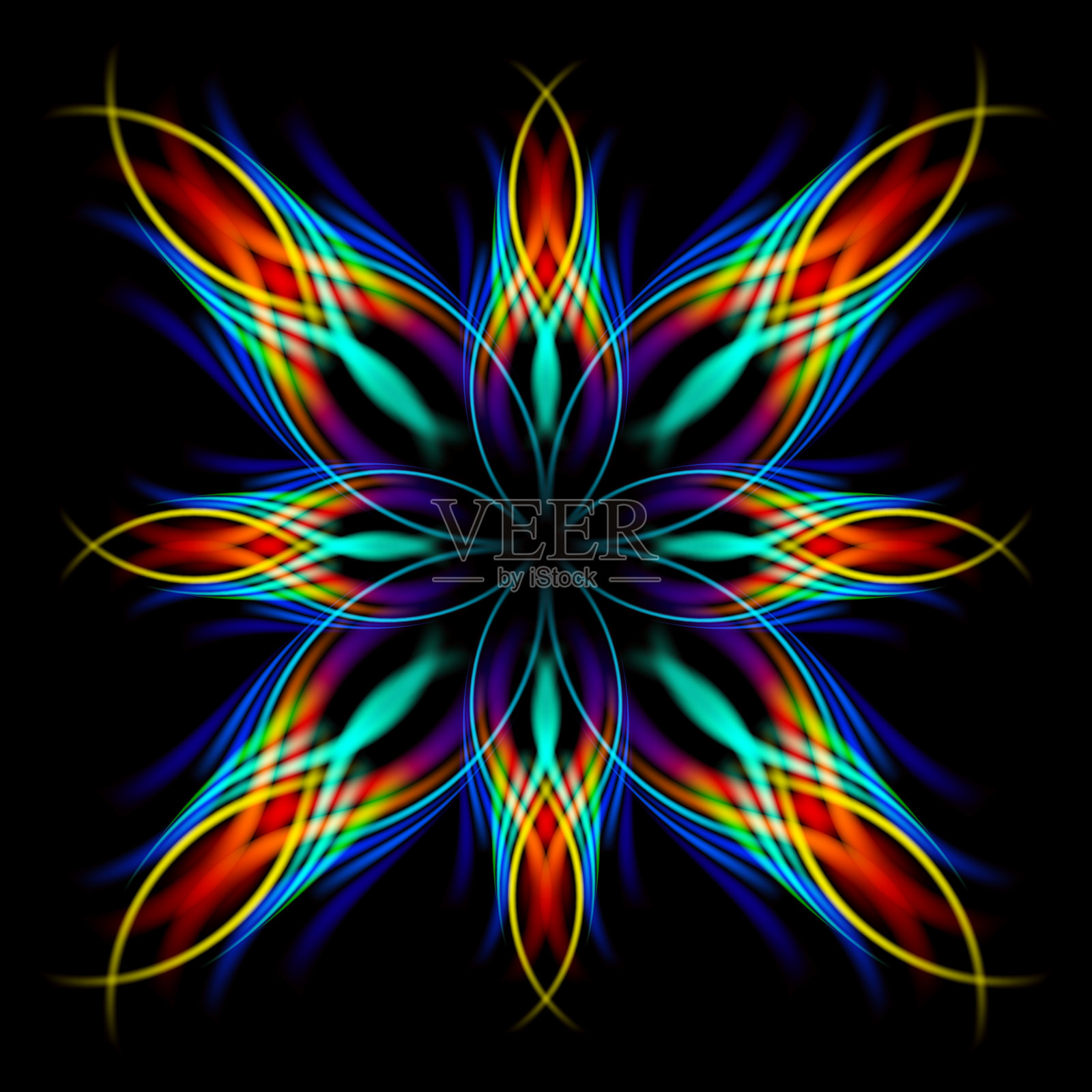 抽象的图案插画图片素材