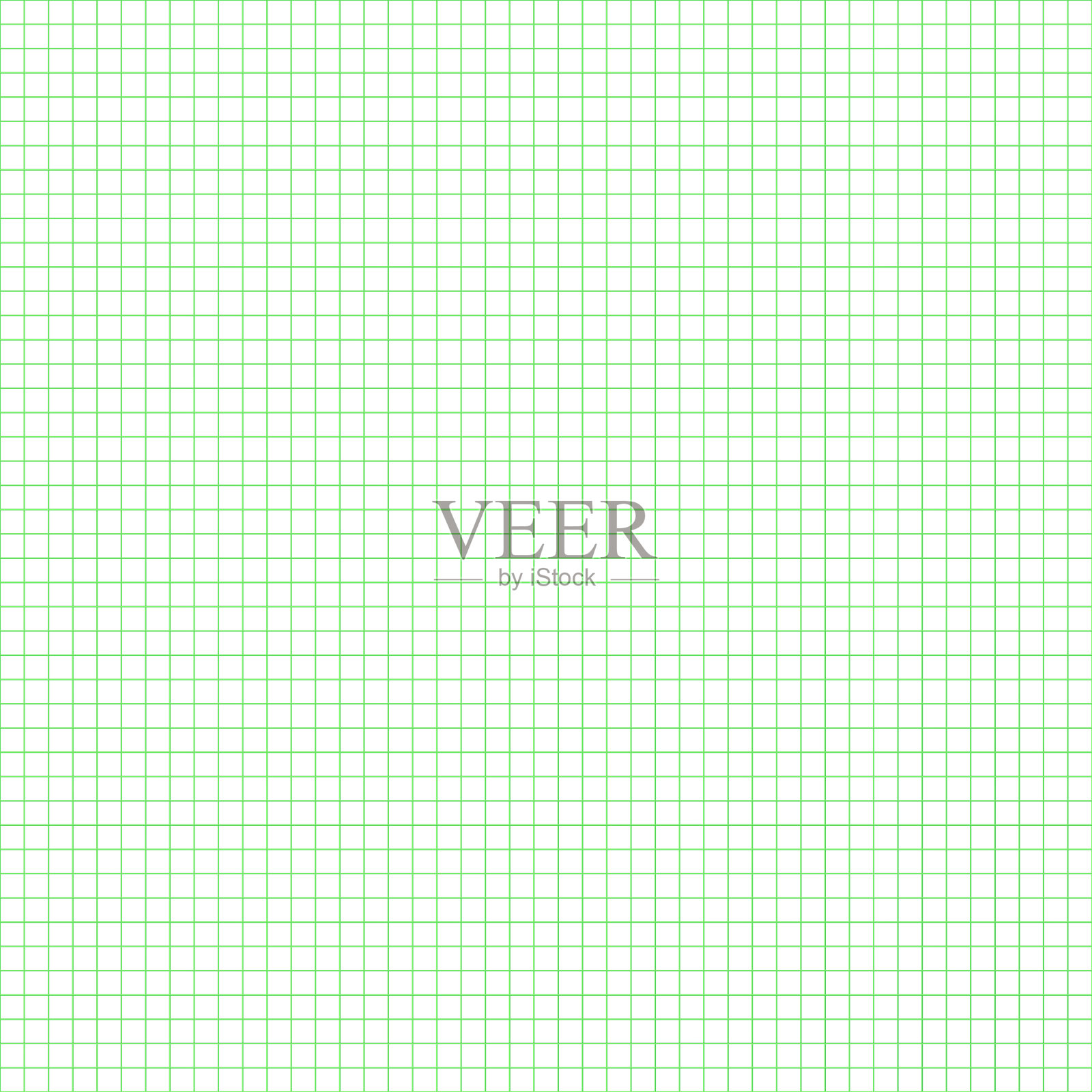 方格纸。摘要平方背景与彩色图形。学校的几何图案，墙纸，纹理，笔记本。衬空白透明背景插画图片素材