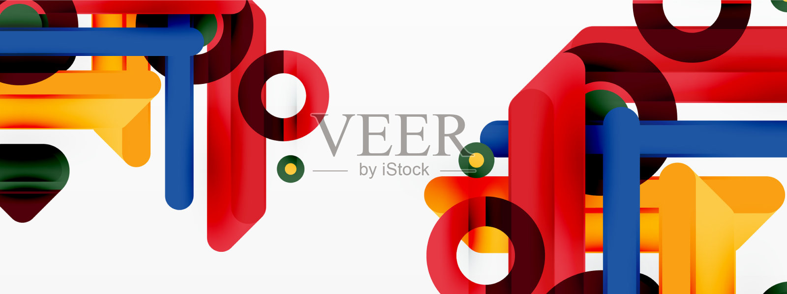 创意几何壁纸最小的线条和插画图片素材