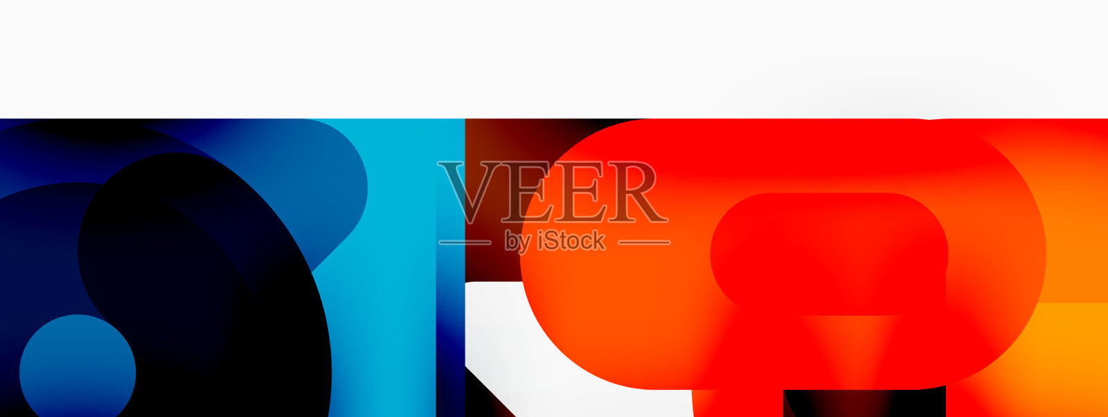 创意几何壁纸圈线插画图片素材