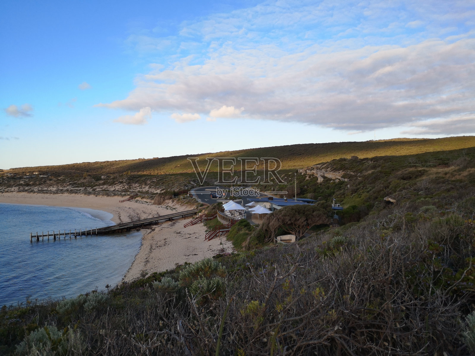 纳拉纳普海滩的景色照片摄影图片