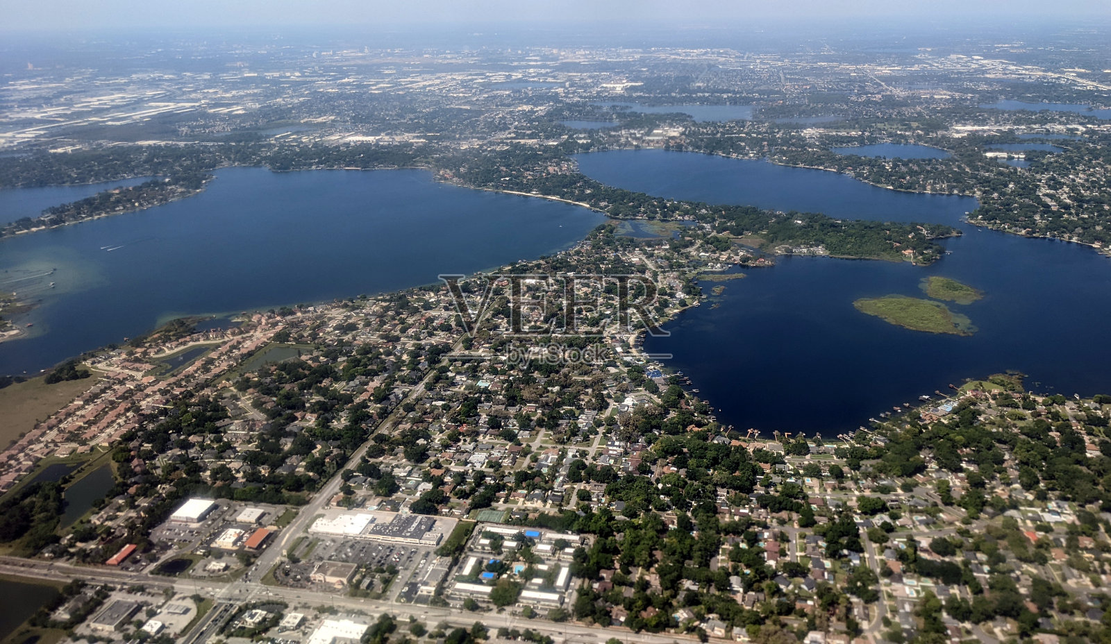 奥兰多从上面照片摄影图片