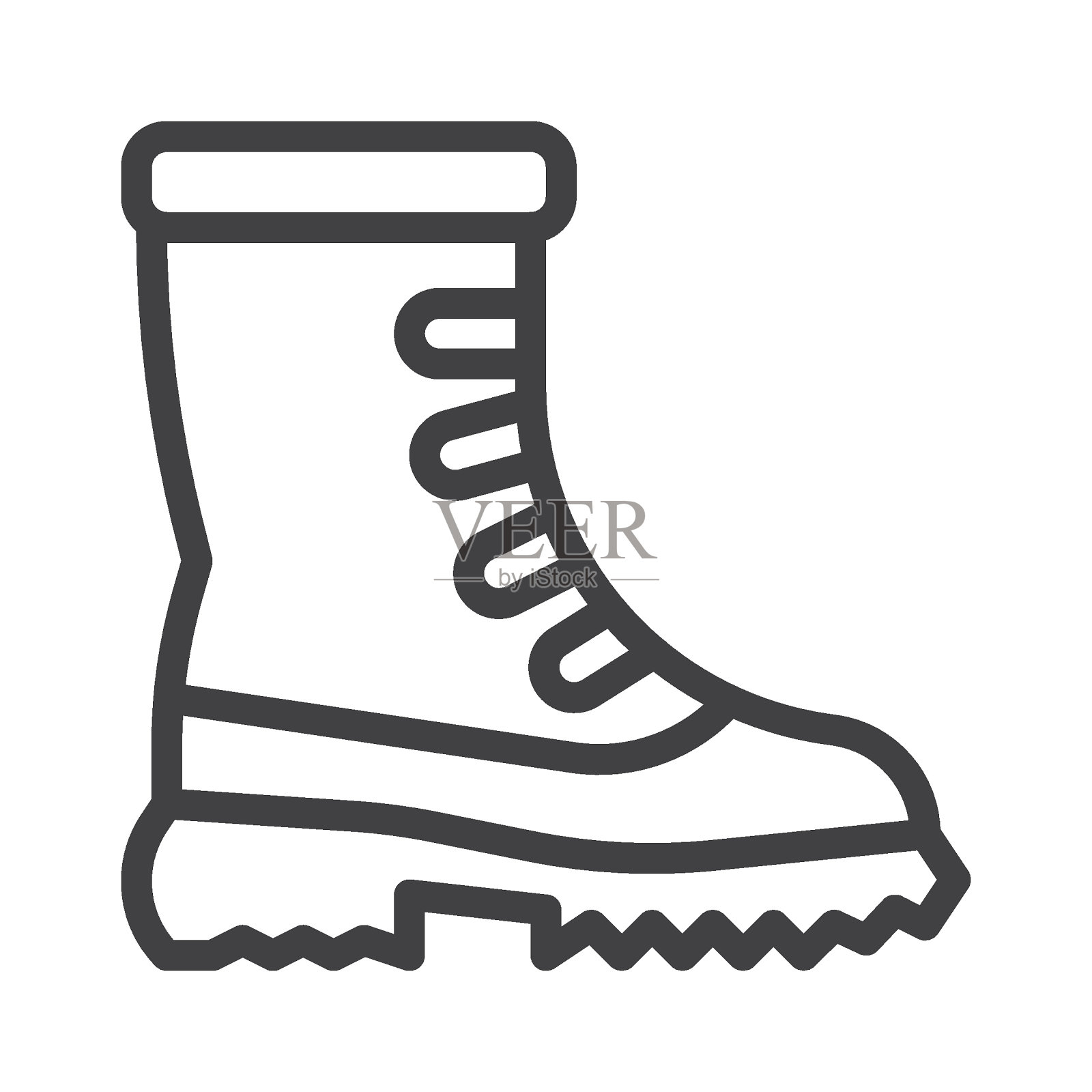 雪靴系列图标插画图片素材