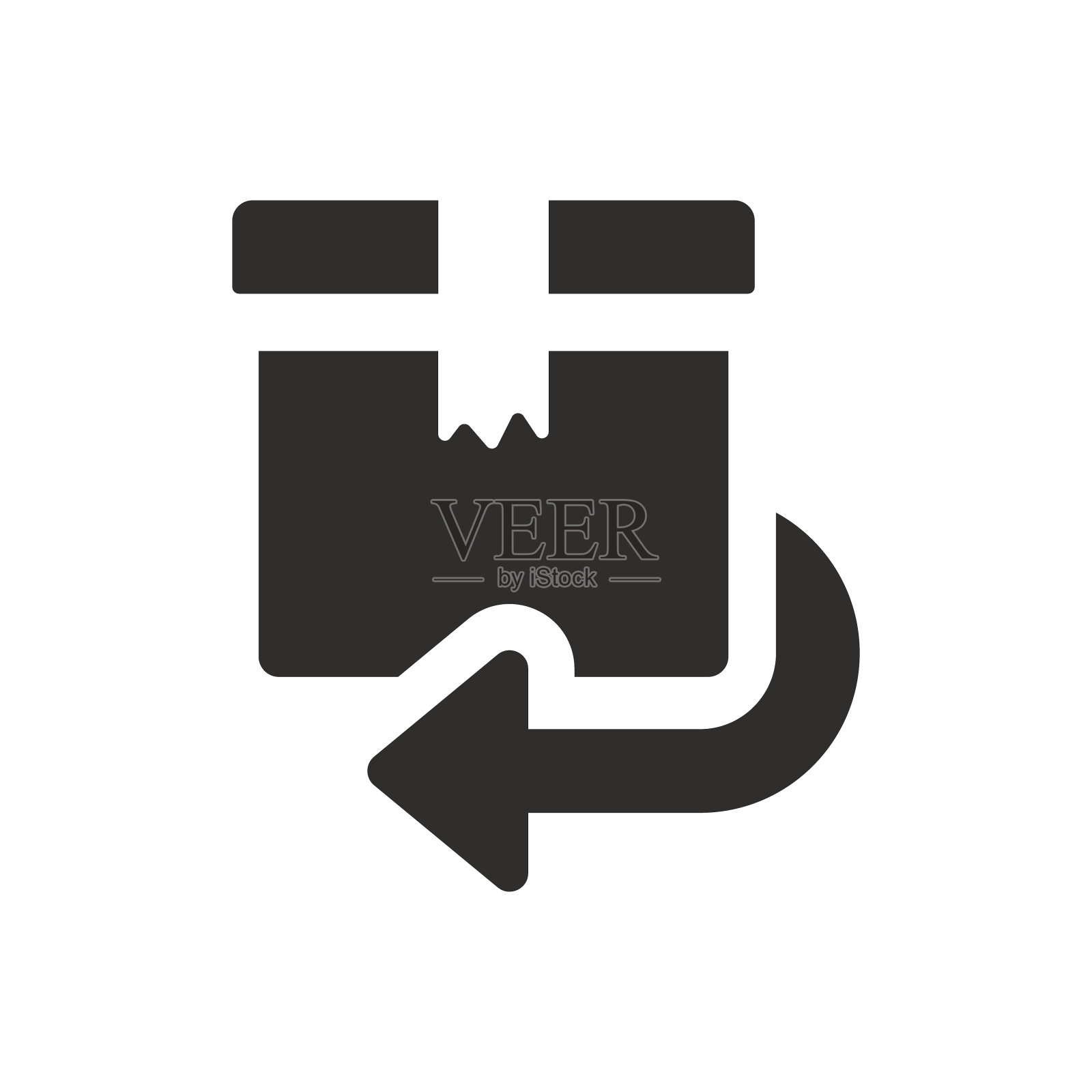 包裹返回图标图标素材