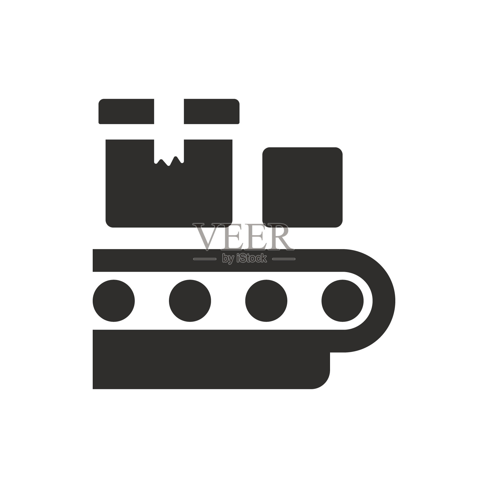 包输送机图标插画图片素材