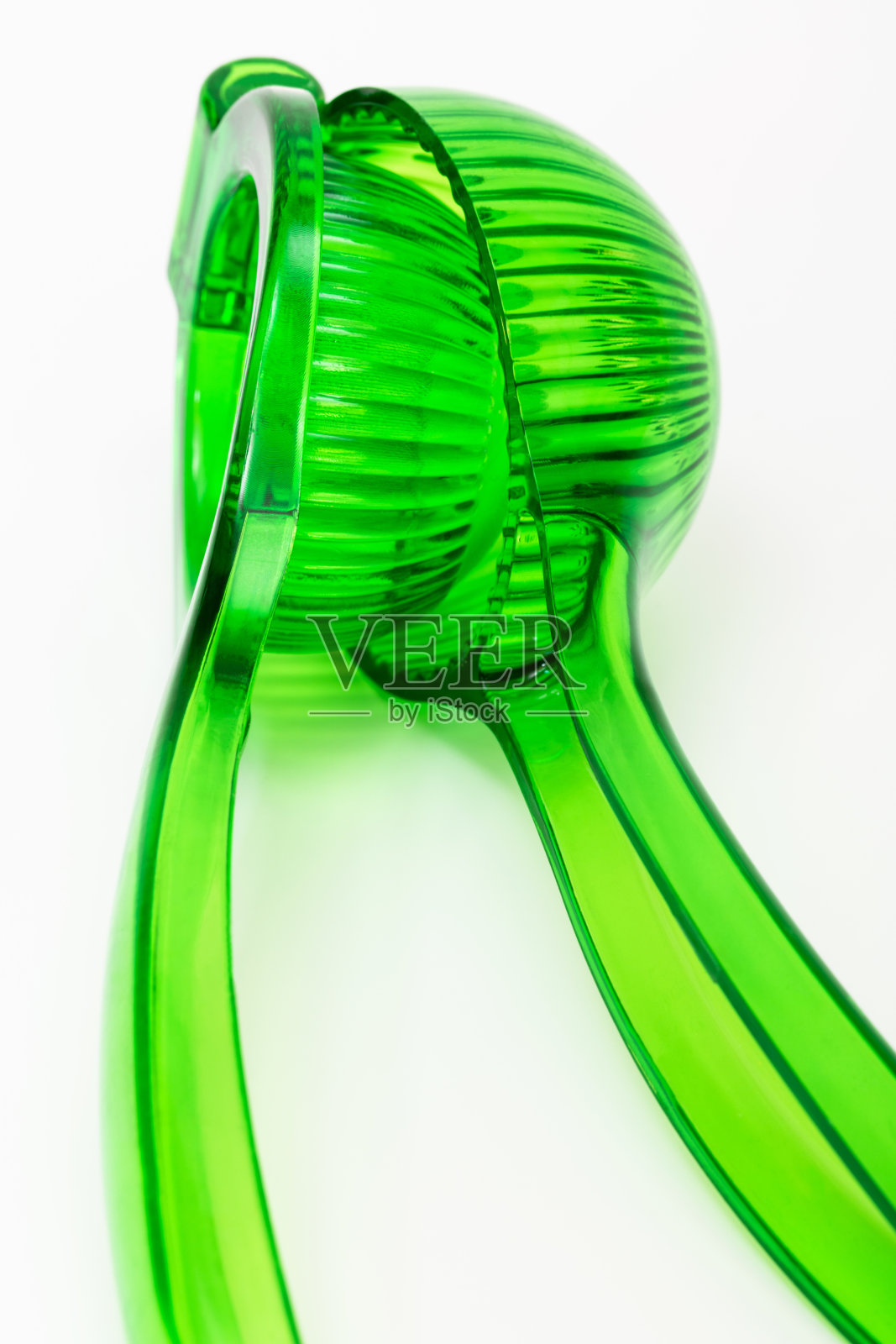 现代手动榨汁机在白色背景照片摄影图片