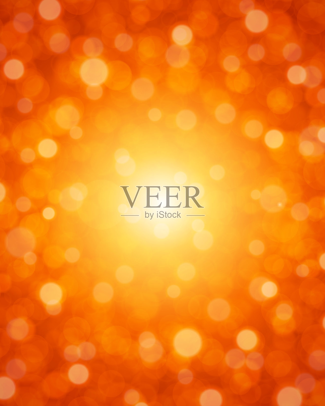 明亮的光与红色粒子矢量背景。黄色的气泡模糊了白色饱和的爆炸。插画图片素材