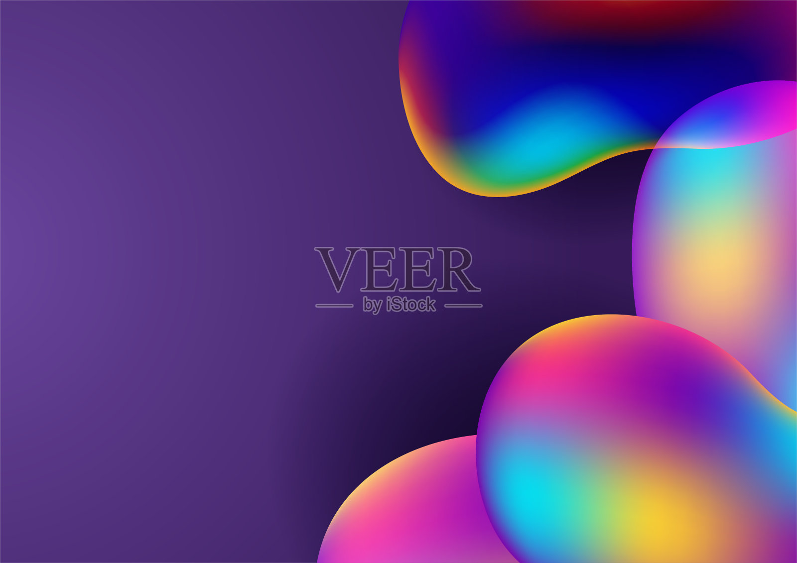 抽象现代多彩的背景。矢量图插画图片素材