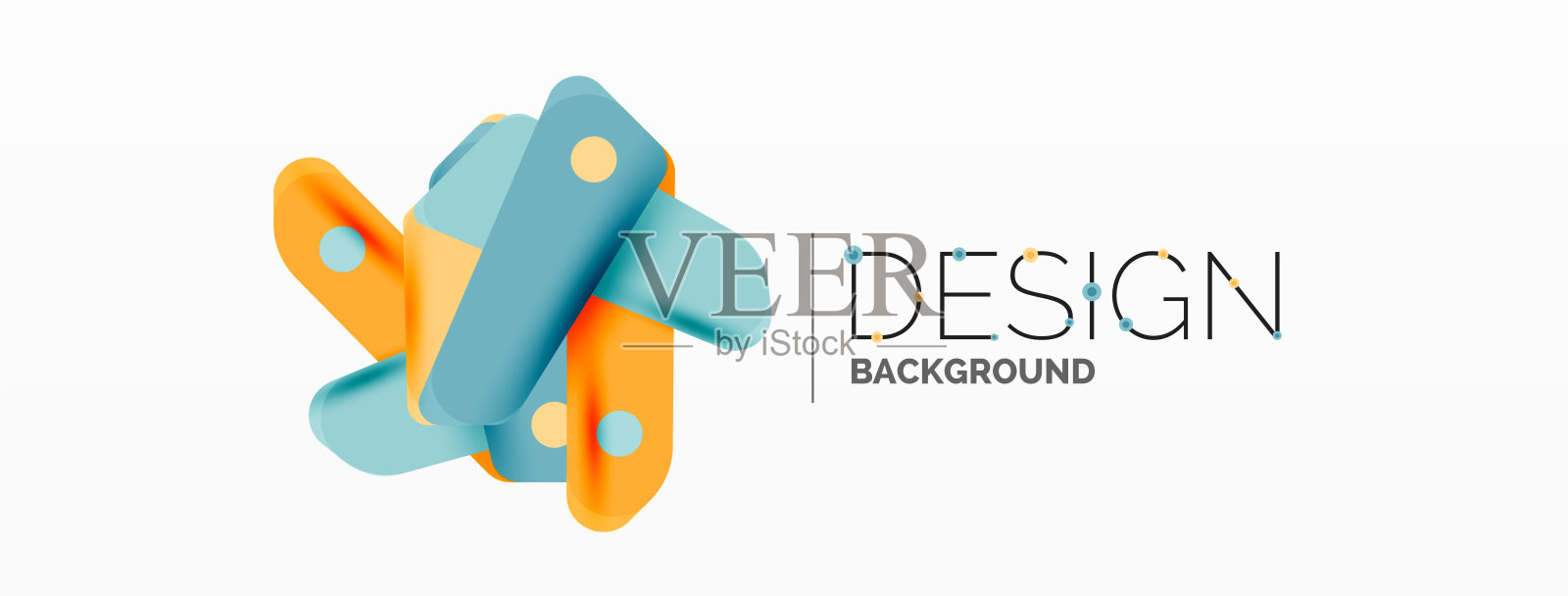 创造性的几何壁纸。最小的抽象背景。彩色明亮的重叠线组成矢量插图墙纸横幅背景或登陆页插画图片素材