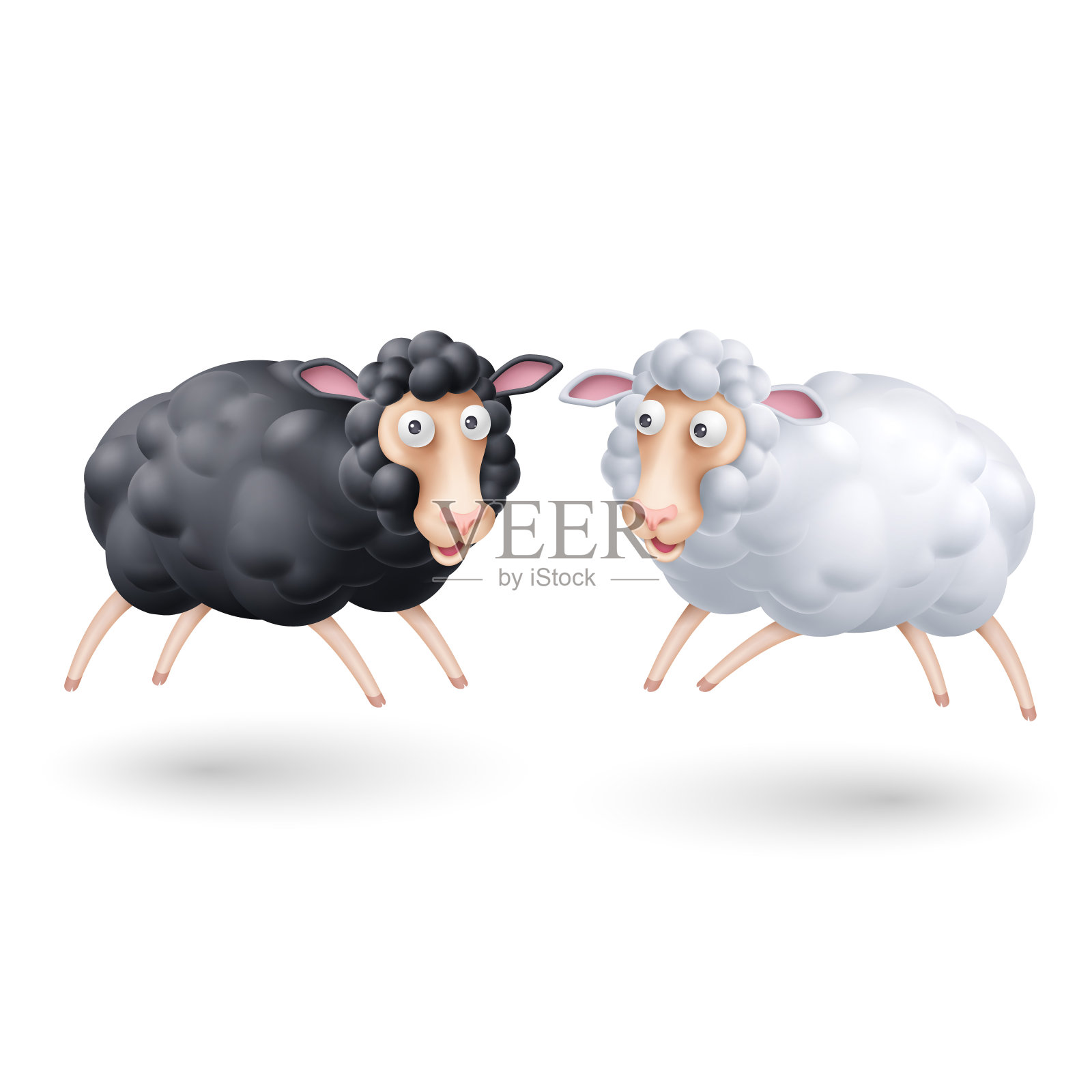 羊插画图片素材