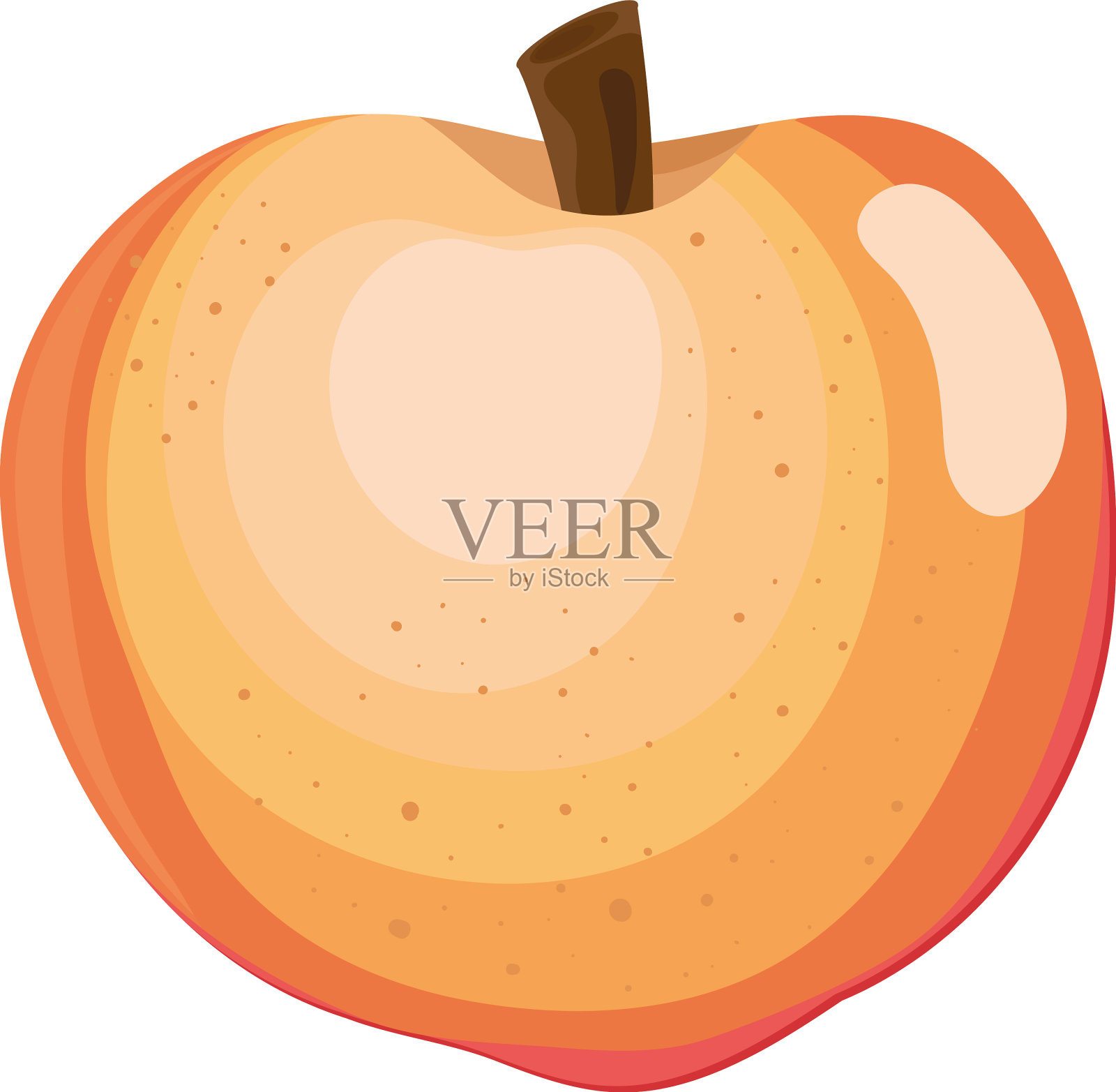 桃子新鲜水果设计元素图片