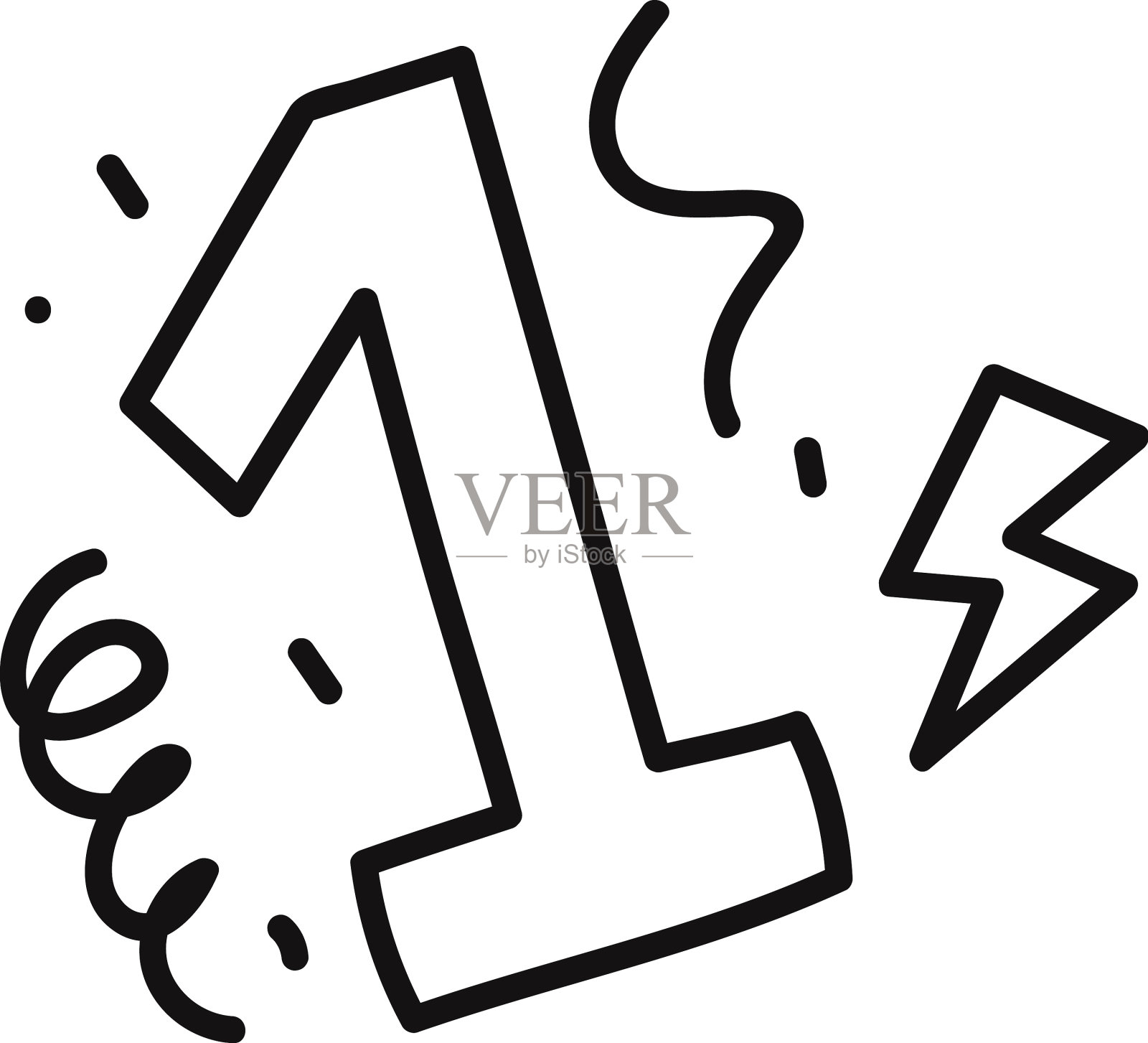 第一个设计插画图片素材