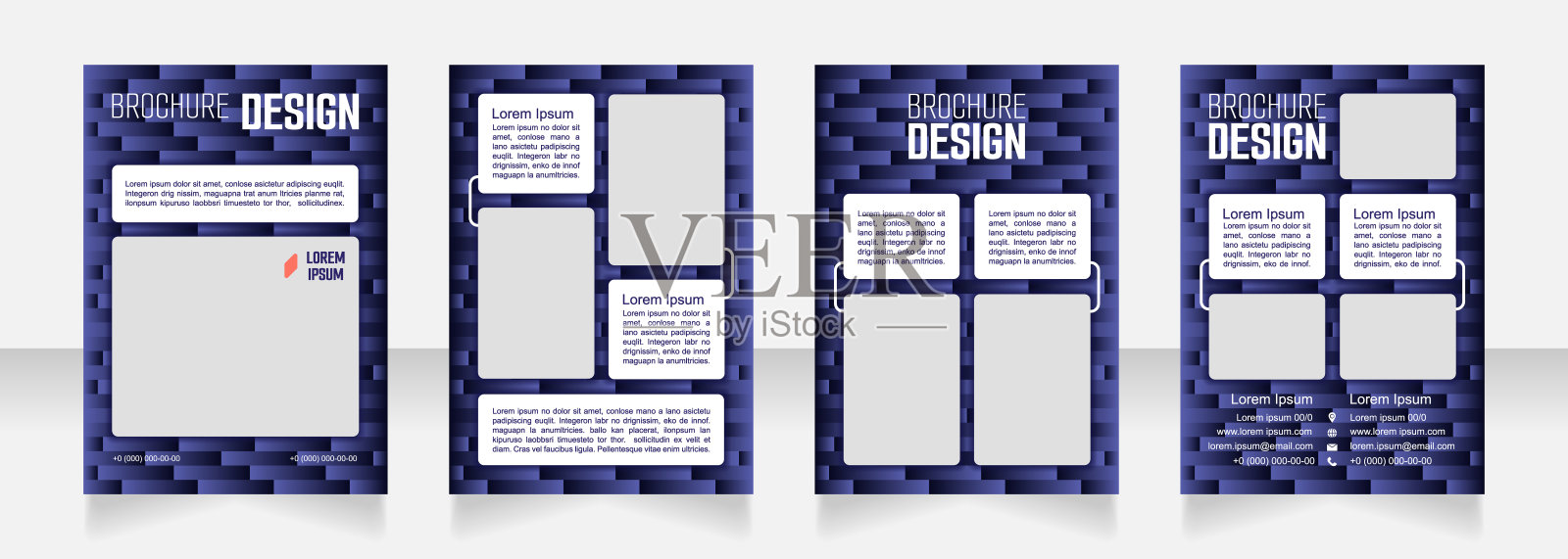 科学探索空白画册设计设计模板素材