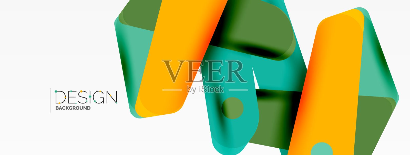 科技最小几何壁纸创意插画图片素材