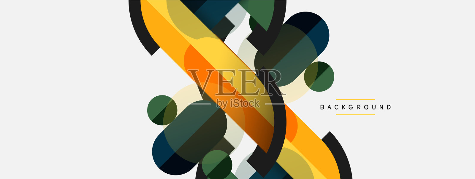 几何形状组成抽象的背景插画图片素材