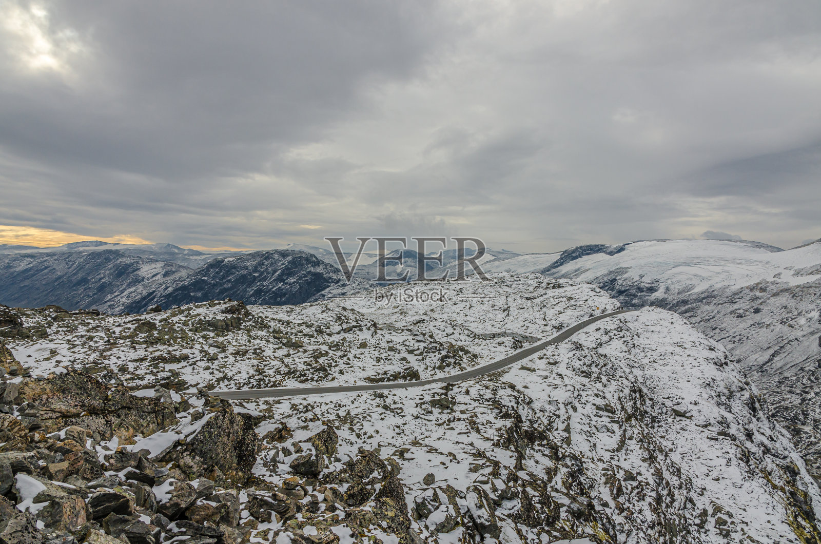 挪威高地照片摄影图片