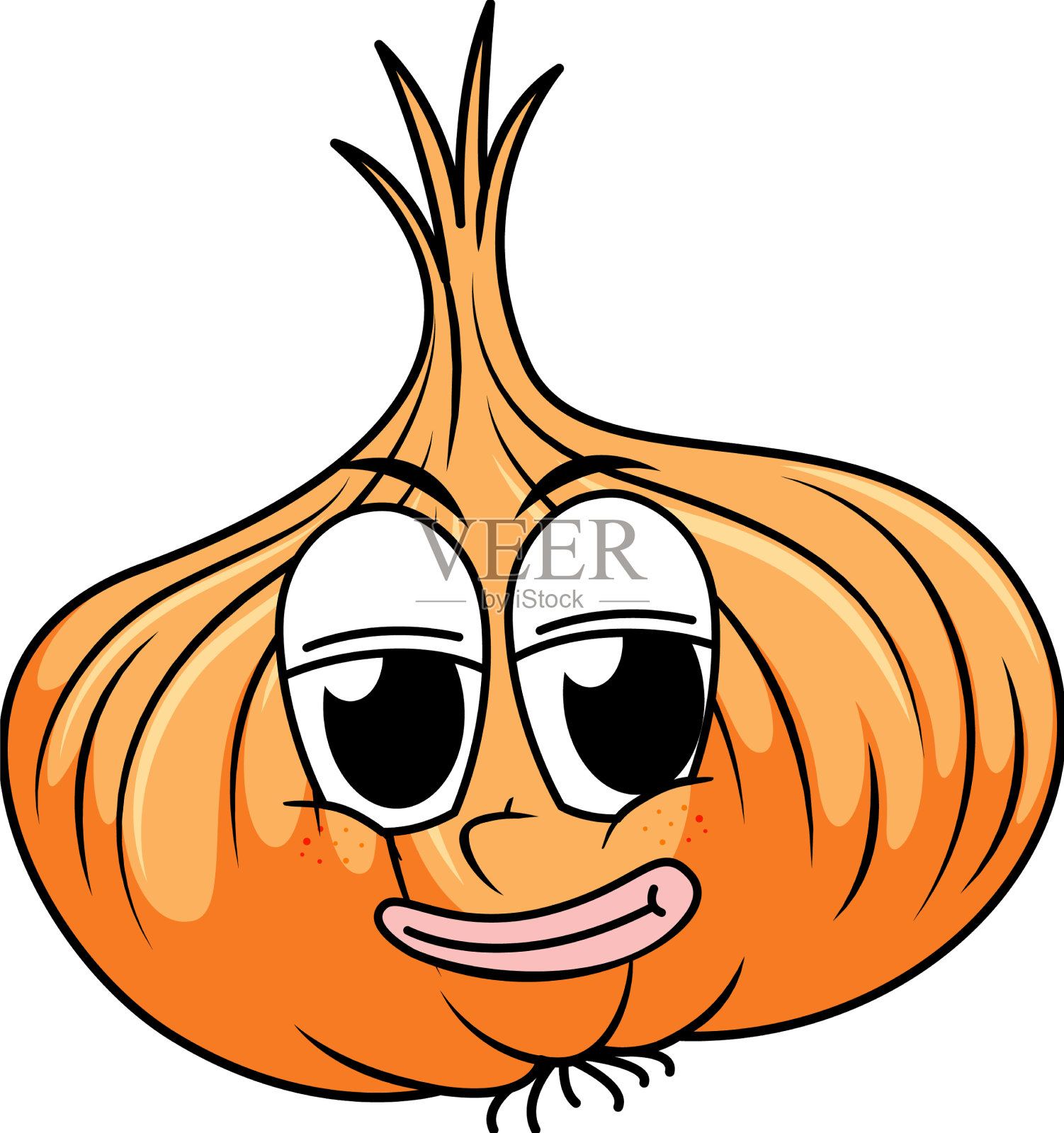 开心的洋葱设计元素图片