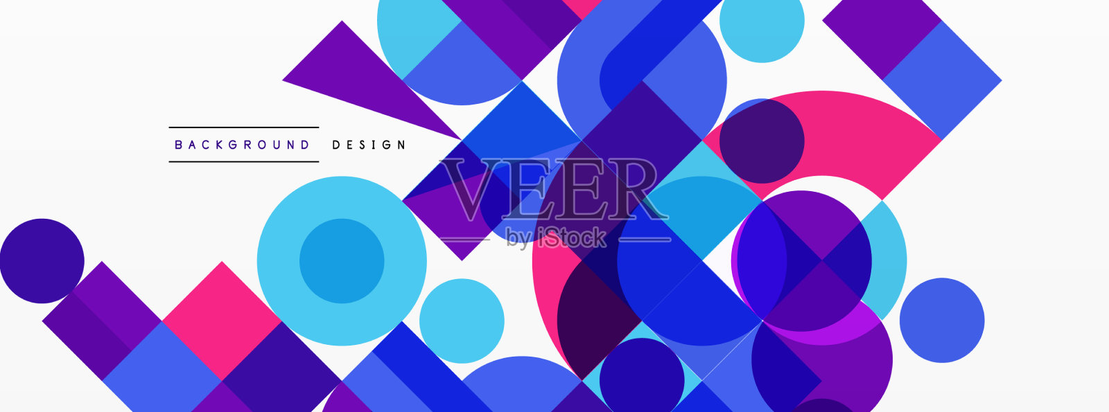 美丽的抽象背景圆三角形插画图片素材