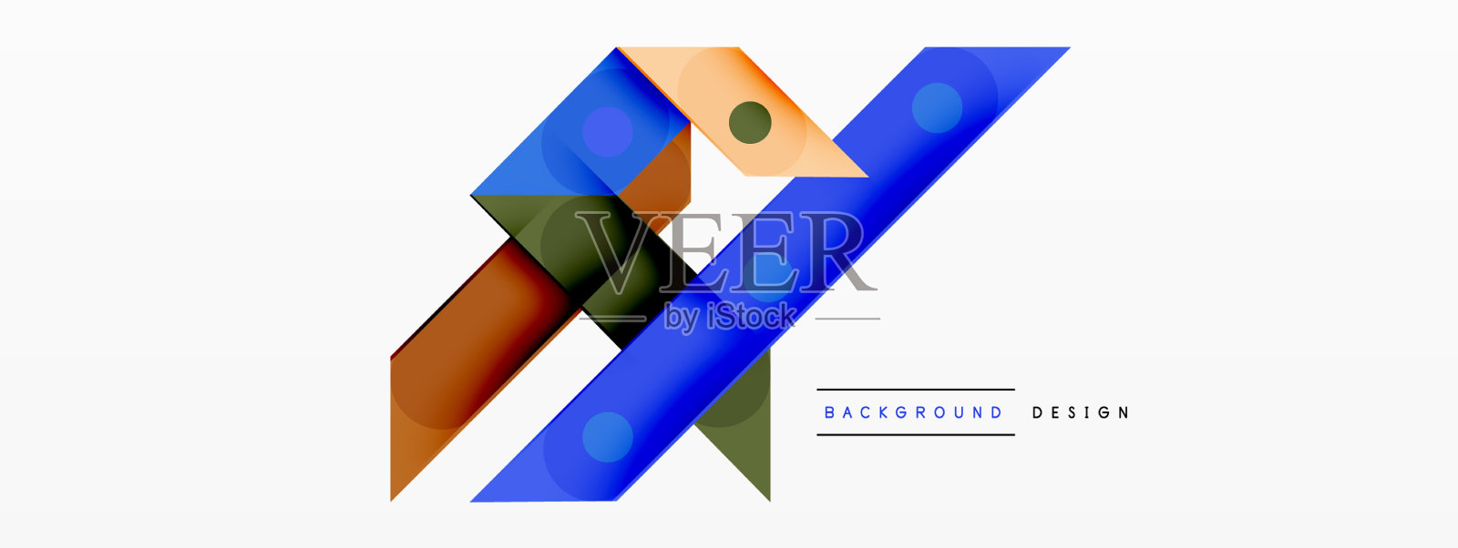 颜色重叠条纹背景丰富多彩插画图片素材