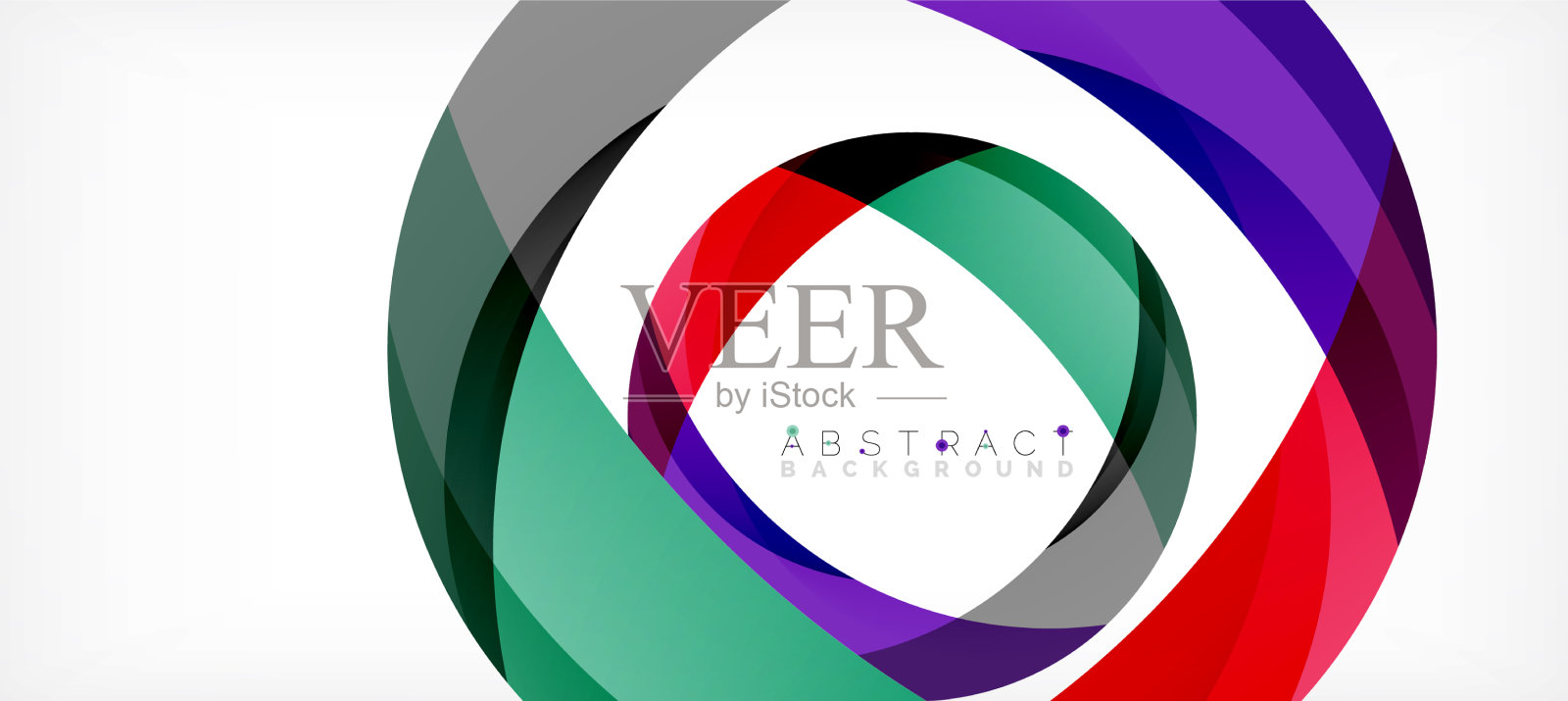 几何抽象背景圈创建插画图片素材