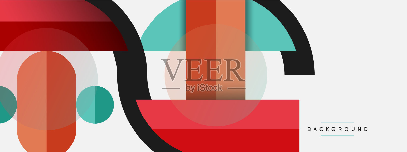 几何形状组成抽象的背景插画图片素材