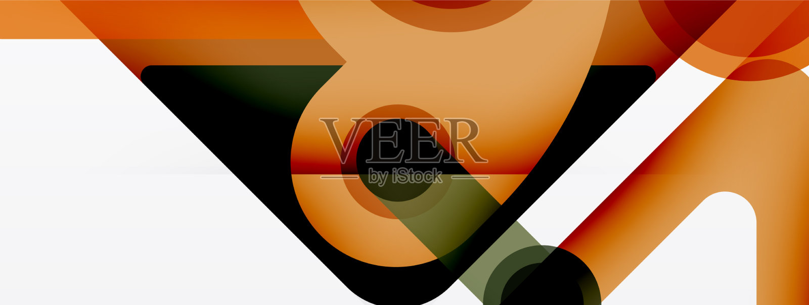 几何基本线圆抽象插画图片素材