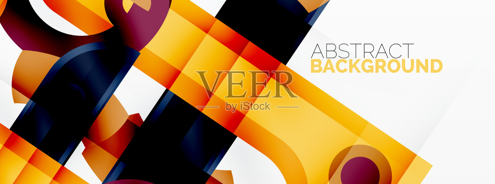 彩色几何条纹线条抽象背景插画图片素材