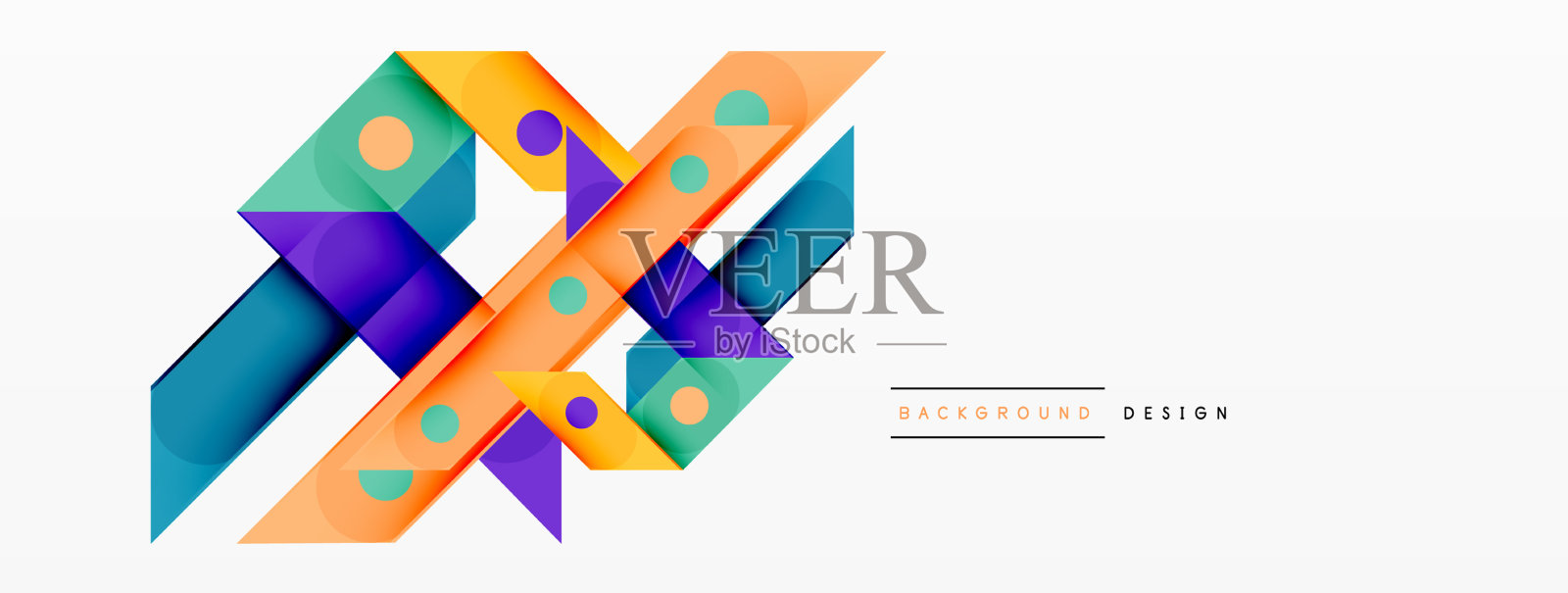 颜色重叠条纹背景丰富多彩插画图片素材