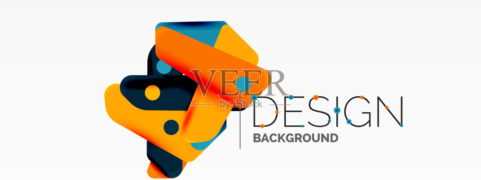 科技最小几何壁纸创意插画图片素材