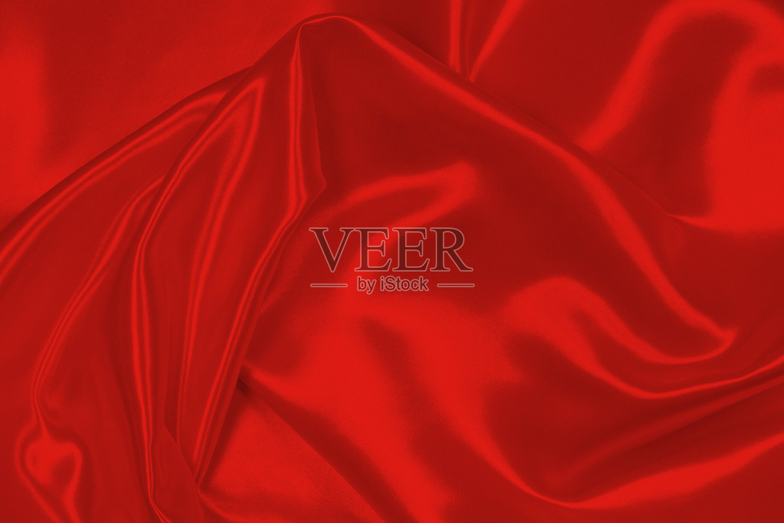 红布(优美曲线)背景照片摄影图片