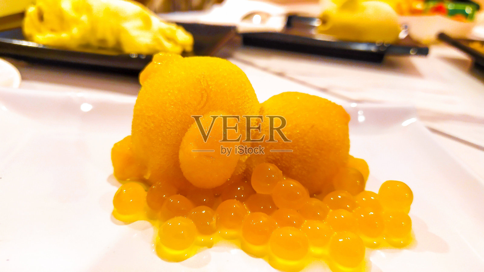 芒果冰沙照片摄影图片