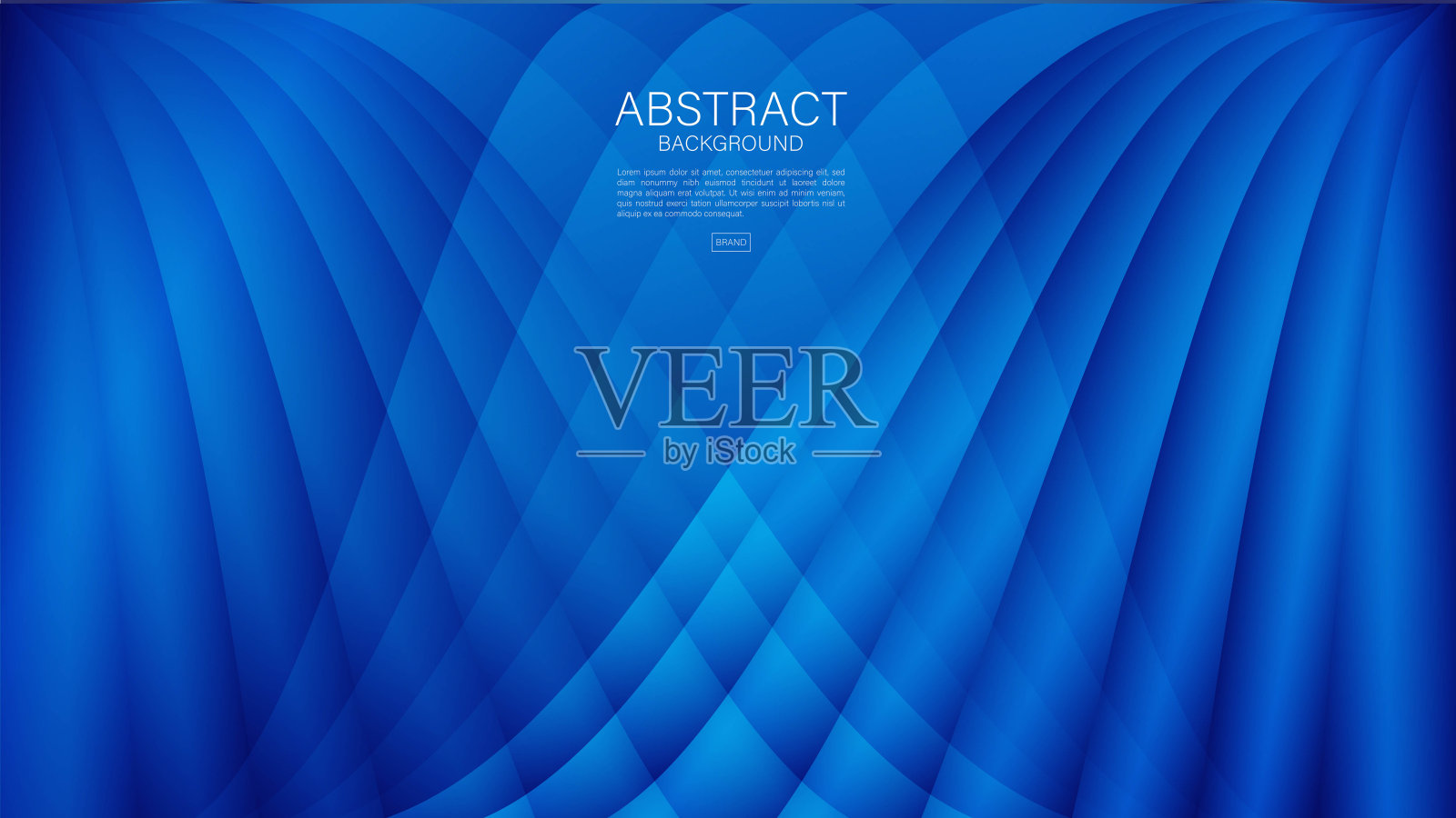 蓝色波浪抽象背景，波浪图形矢量，最小纹理，网页背景，蓝色封面设计，传单模板，横幅，书封面，墙壁装饰壁纸。向量eps10插画图片素材