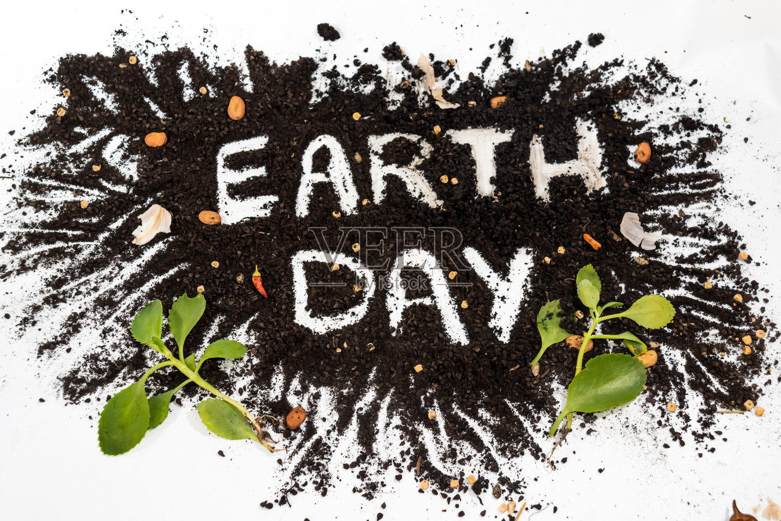 短语与土壤，花园的概念照片摄影图片