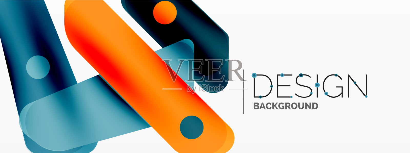 科技最小几何壁纸创意插画图片素材