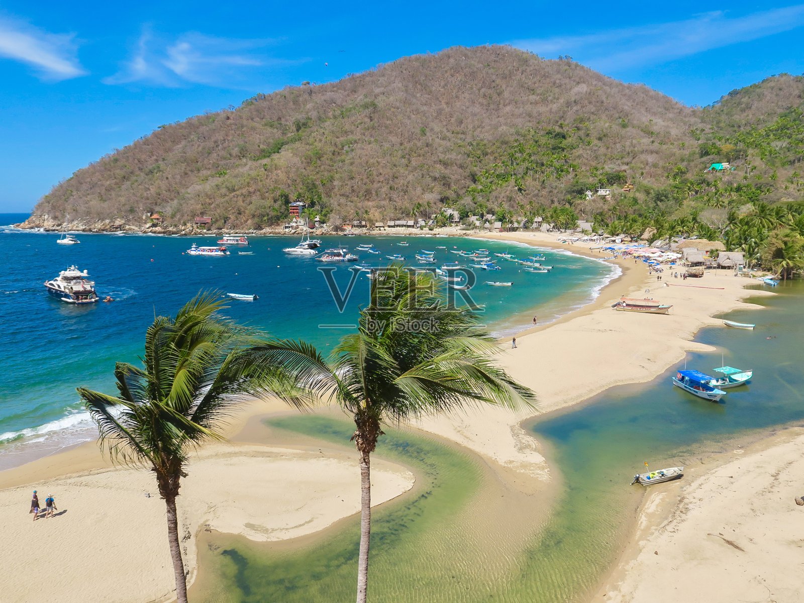 河流与海洋在哪里交汇照片摄影图片