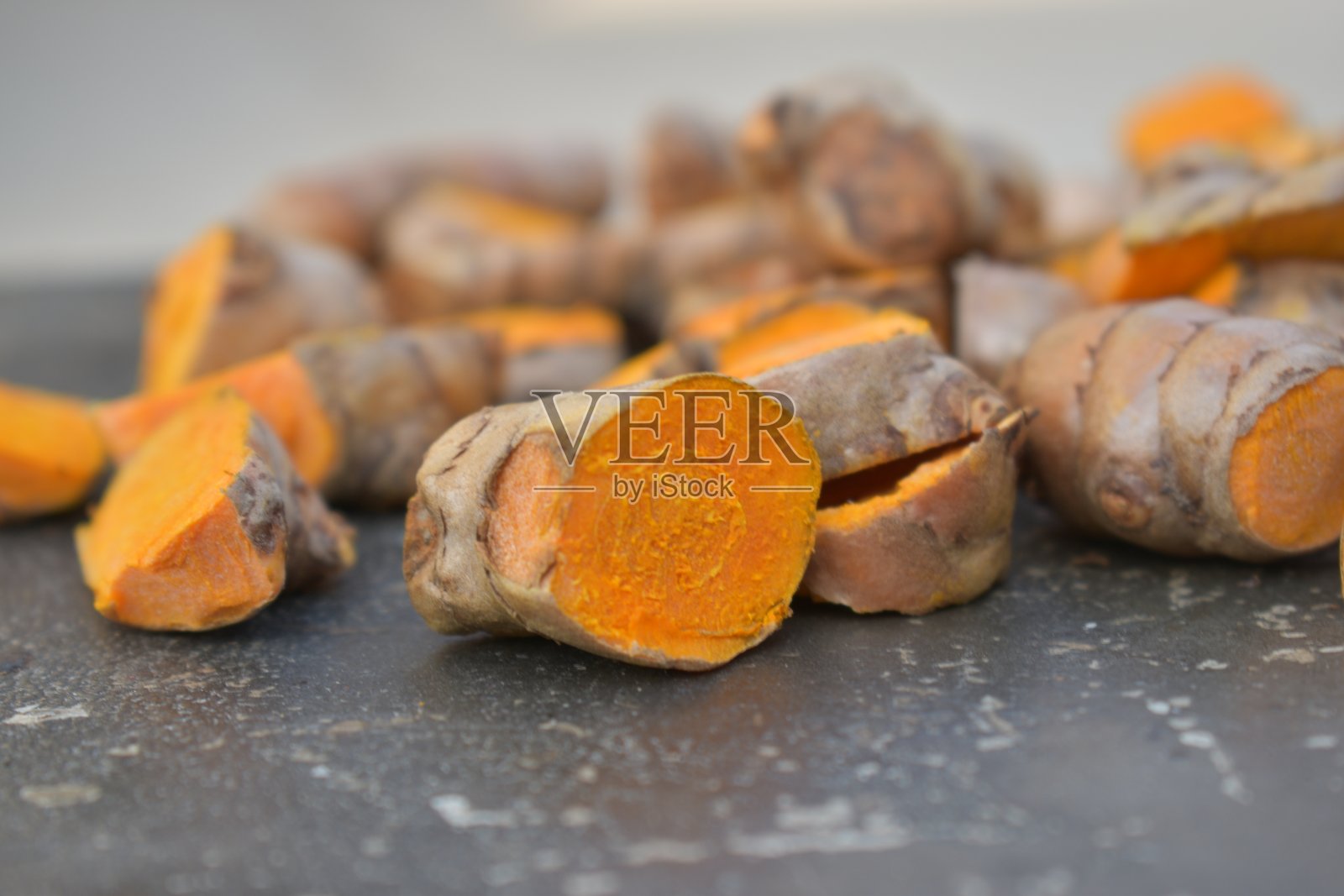 切碎的生姜黄照片摄影图片