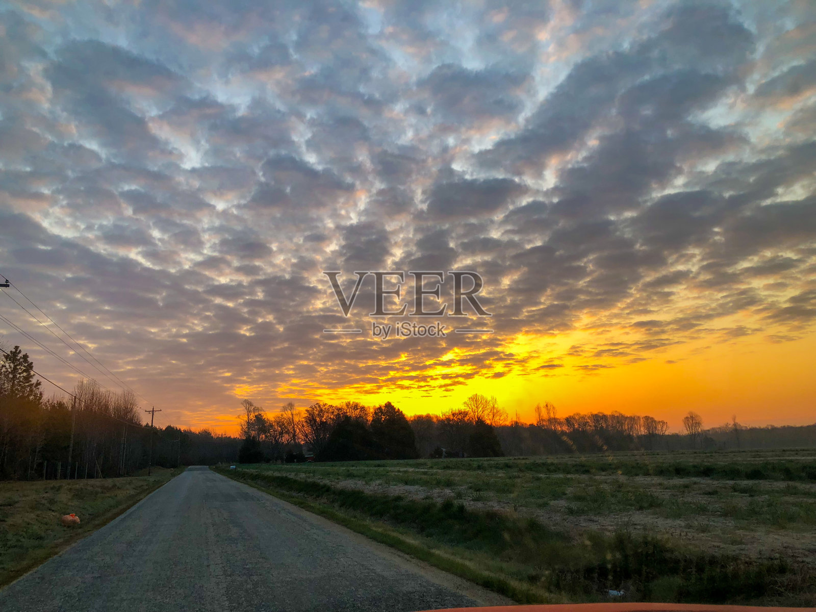 农场的日出照片摄影图片