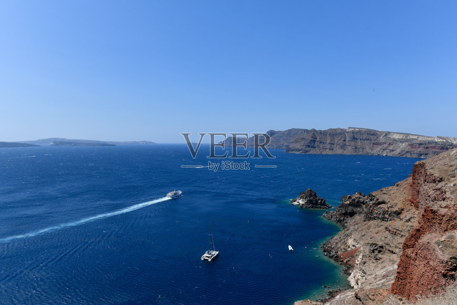 伊亚-圣托里尼，希腊照片摄影图片