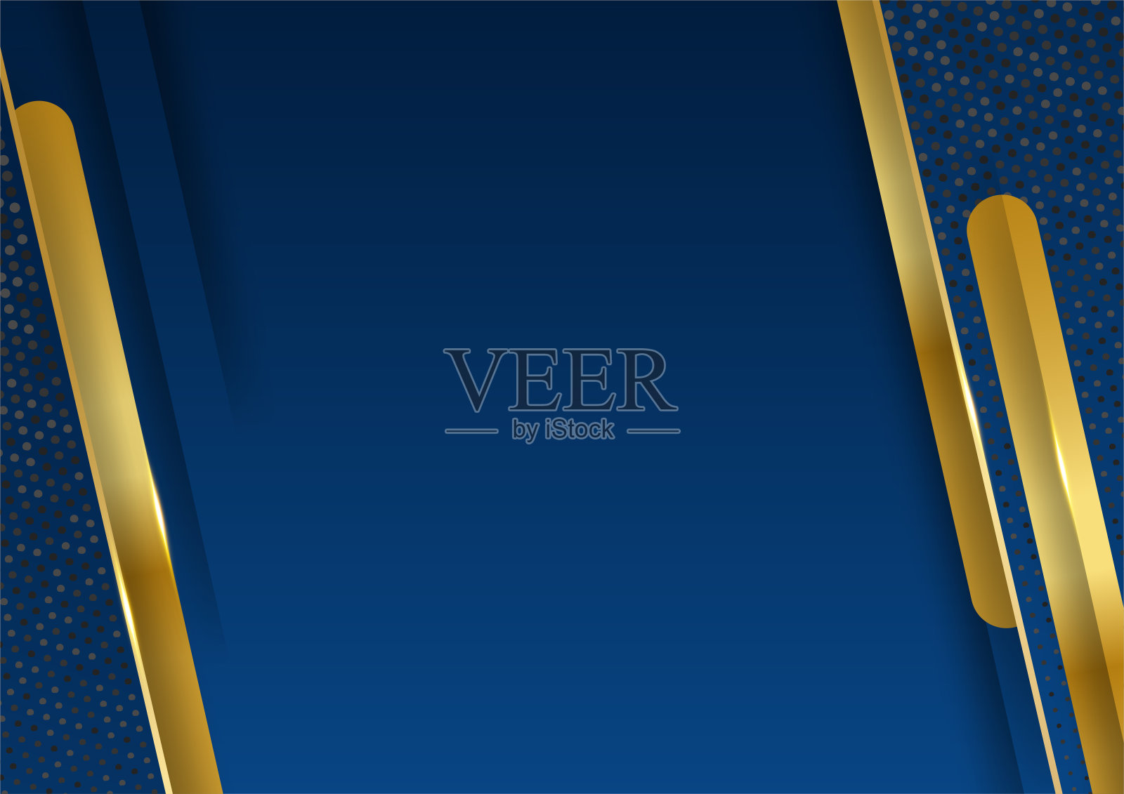 蓝色黄金抽象背景现代简约的表现设计。适合商务、企业、机构、聚会、节日、研讨会、会谈等场合使用。插画图片素材