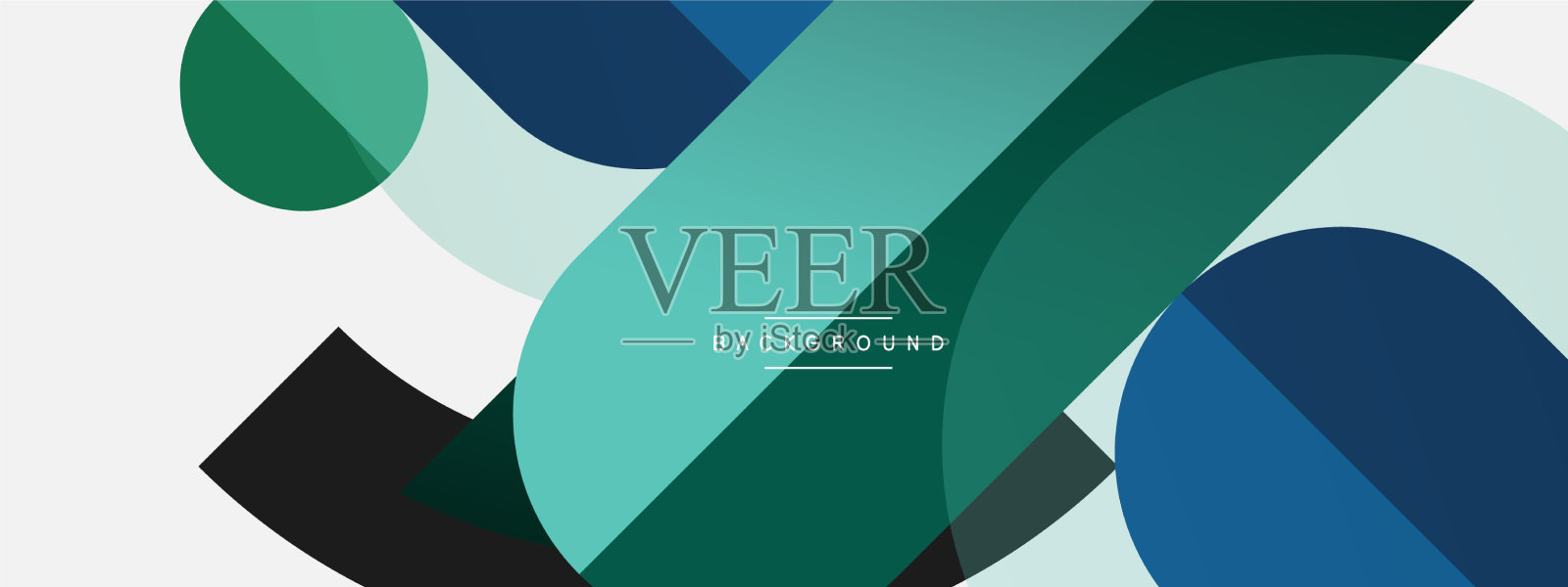 圆的几何形状，线和圆插画图片素材