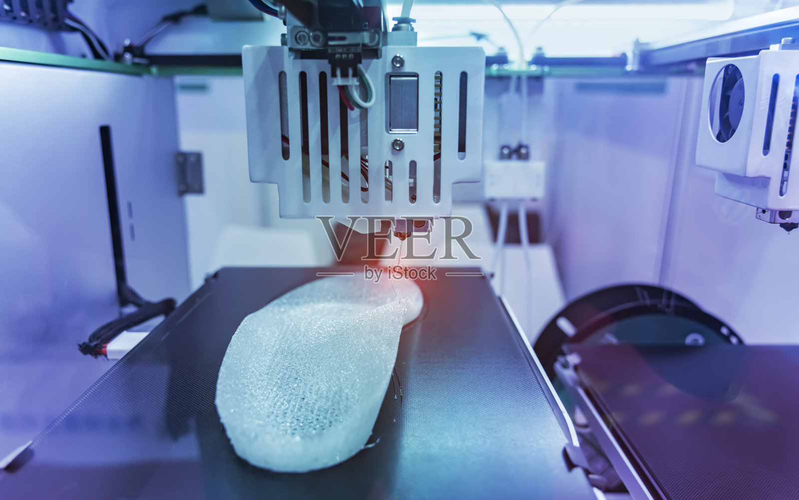 3d打印的鞋图特写照片摄影图片