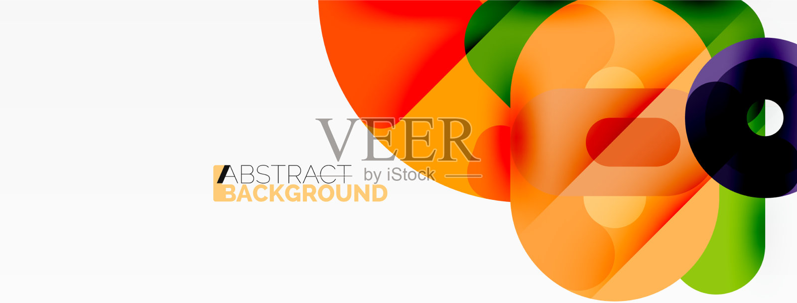 创意几何壁纸圈线插画图片素材