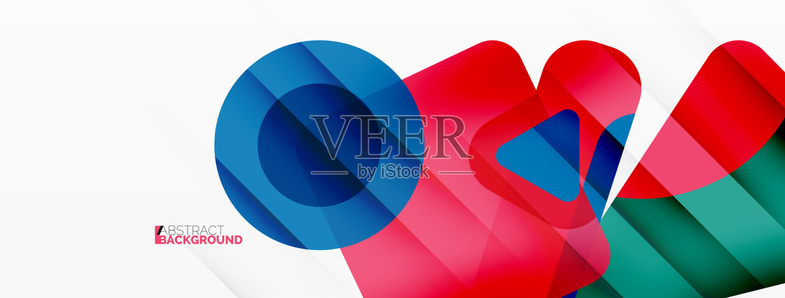 原始的几何形状-直线三角形插画图片素材