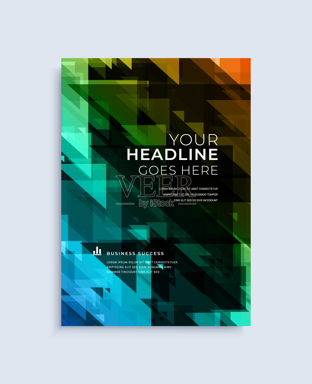 现代抽象封面设计模板。设计模板素材