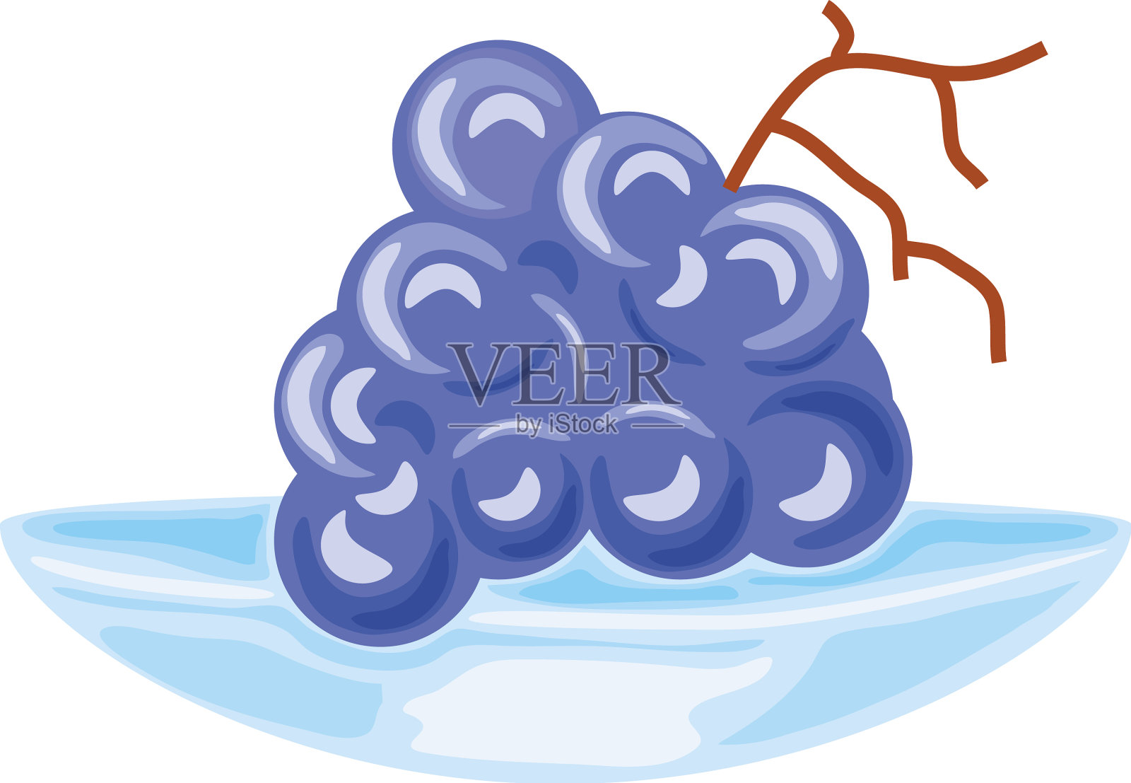 葡萄的水果新鲜设计元素图片