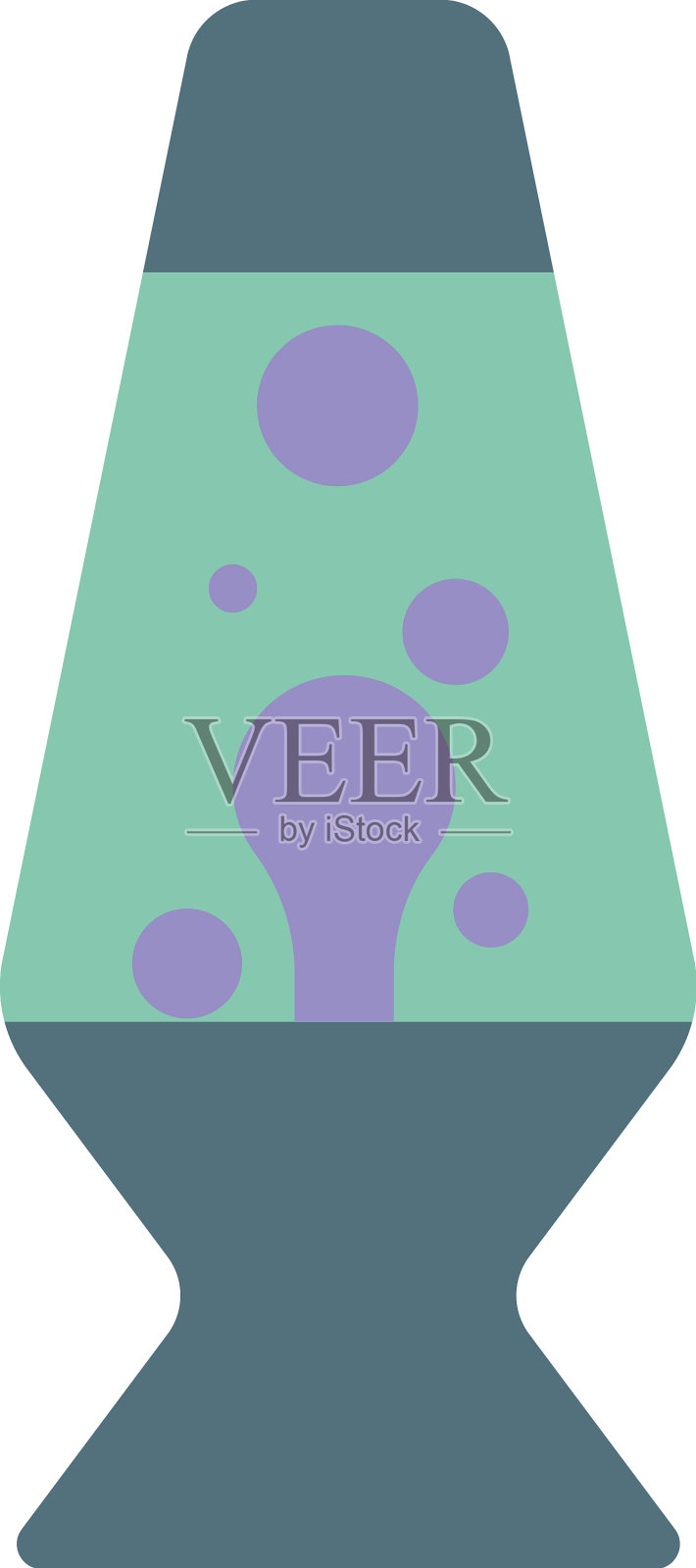 90年代风格的复古灯插画图片素材